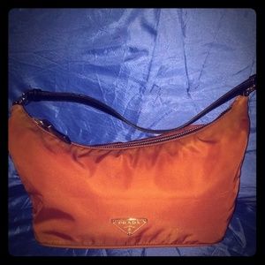 Merlot Prada Hobo Bag